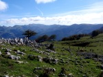 Sierra de Aizkorri y, a la dcha, Elgea